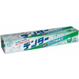 Зубная паста с микрогранулами для защиты от кариеса со вкусом мяты Lion Dentor Clear MAX